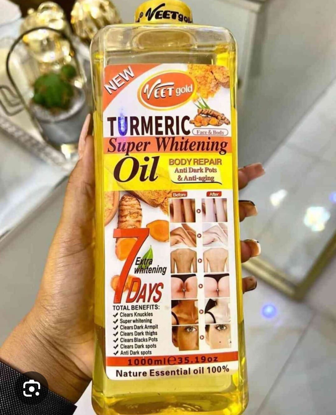 Veet Gold Turmeric Body Oil